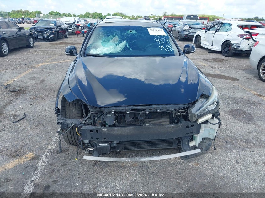 VIN JN1FV7AR2KM801285 2019 INFINITI Q50 3.0T RED SPORT 400