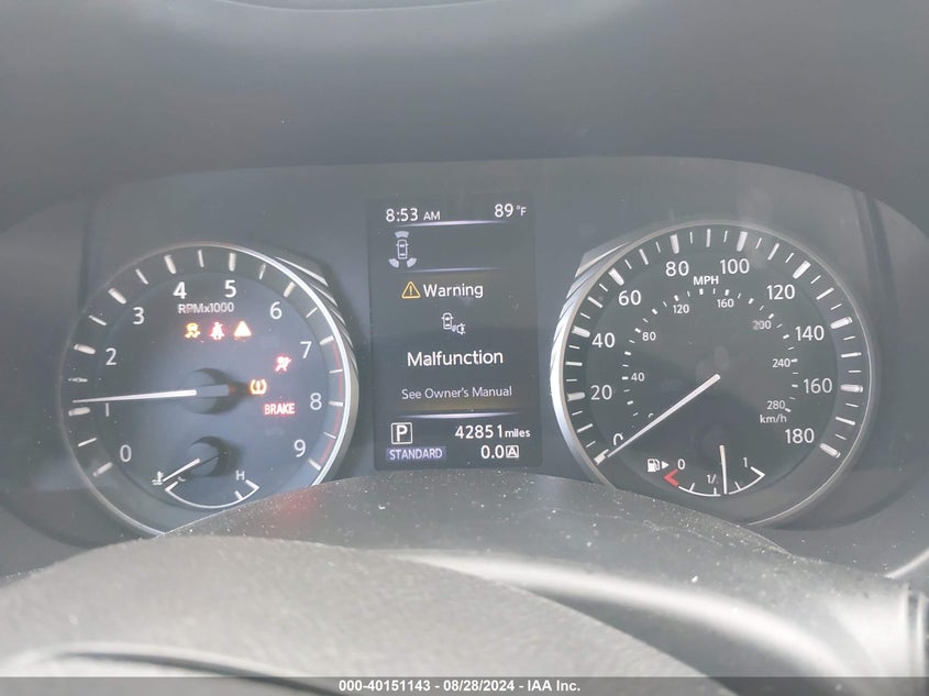 VIN JN1FV7AR2KM801285 2019 INFINITI Q50 3.0T RED SPORT 400