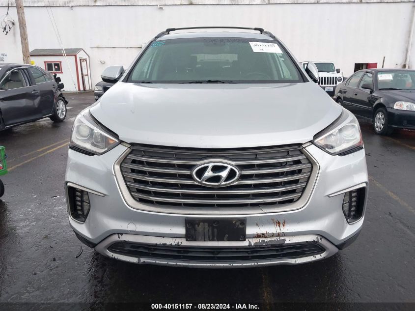 2017 Hyundai Santa Fe Limited VIN: KM8SNDHF2HU186733 Lot: 40151157