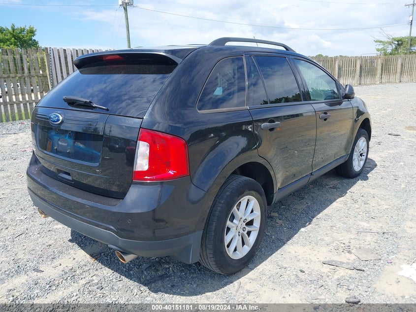 Vin: 2fmdk3gc7dbc05070, lot: 40639023, ford edge se 20134
