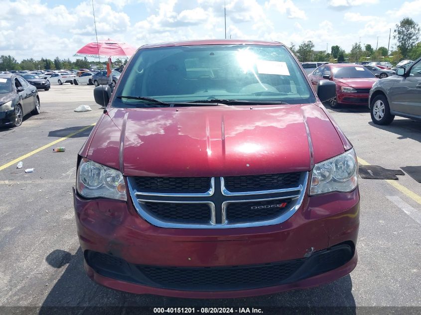 2018 Dodge Grand Caravan Se VIN: 2C4RDGBG3JR163960 Lot: 40151201