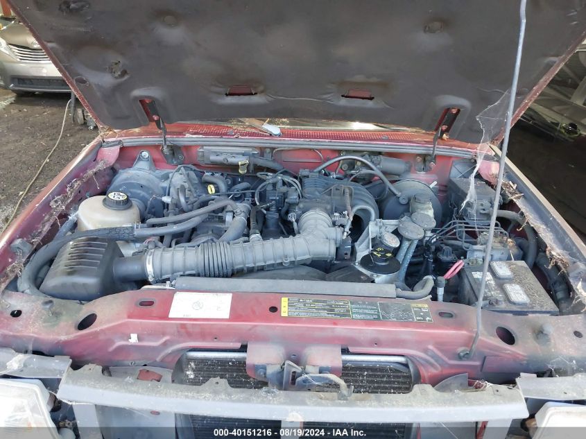 2004 Ford Ranger Xl/Xlt VIN: 1FTYR10D44PA22033 Lot: 40151216