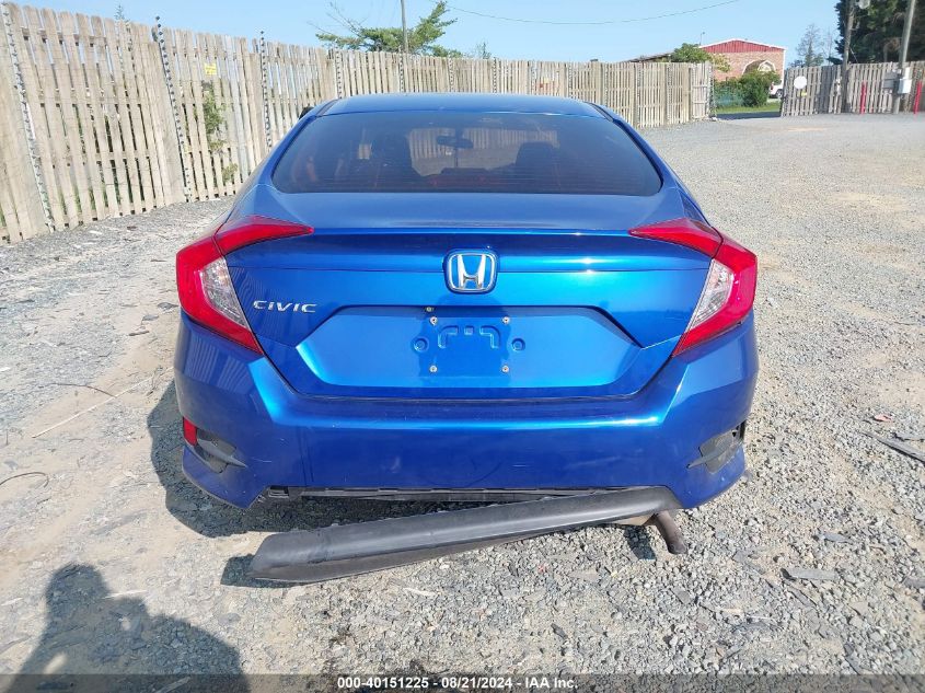 2016 Honda Civic Ex VIN: 19XFC2F73GE050006 Lot: 40151225