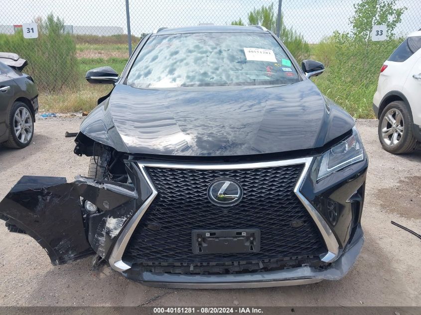 2019 Lexus Rx 350 Base/350 F Sport VIN: 2T2BZMCA4KC191341 Lot: 40151281