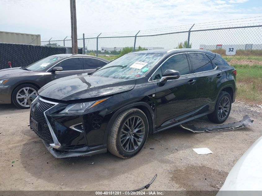 2T2BZMCA4KC191341 2019 LEXUS RX - Image 2