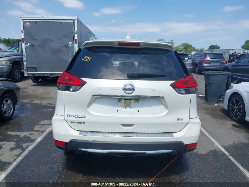 2017 Nissan Rogue Sv VIN: JN8AT2MT6HW132009 Lot: 40151309