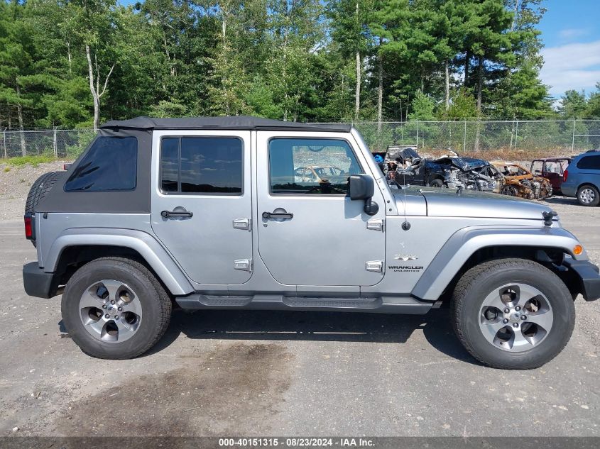 2017 Jeep Wrangler Unlimited Sahara VIN: 1C4BJWEG0HL668132 Lot: 40151315