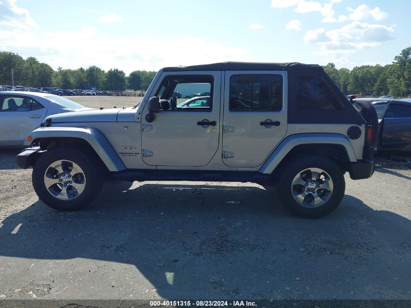 2017 Jeep Wrangler Unlimited Sahara VIN: 1C4BJWEG0HL668132 Lot: 40151315