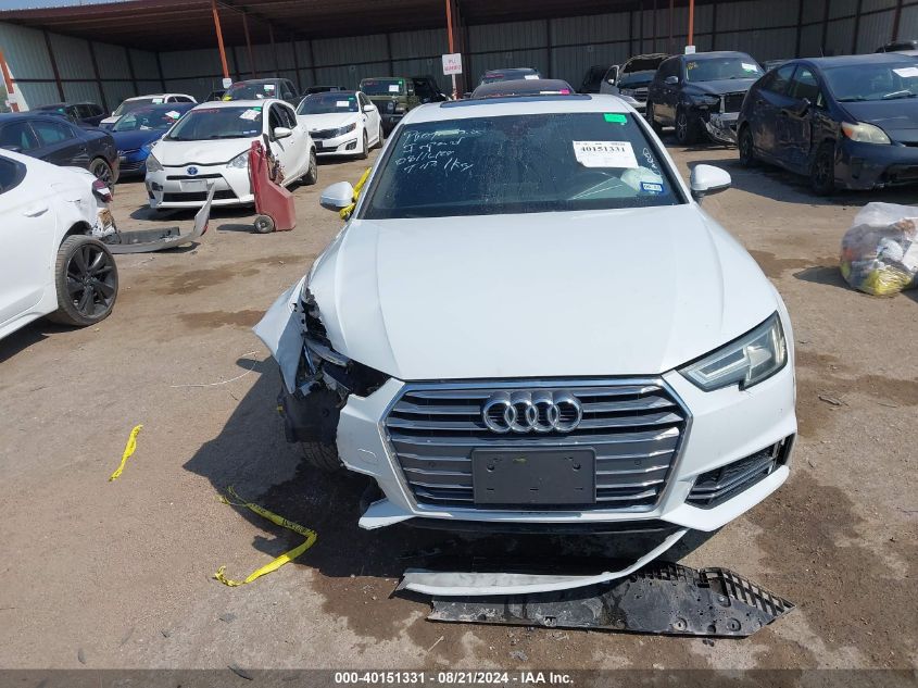 2017 AUDI A4 2.0T PREMIUM - WAUENAF44HN018603