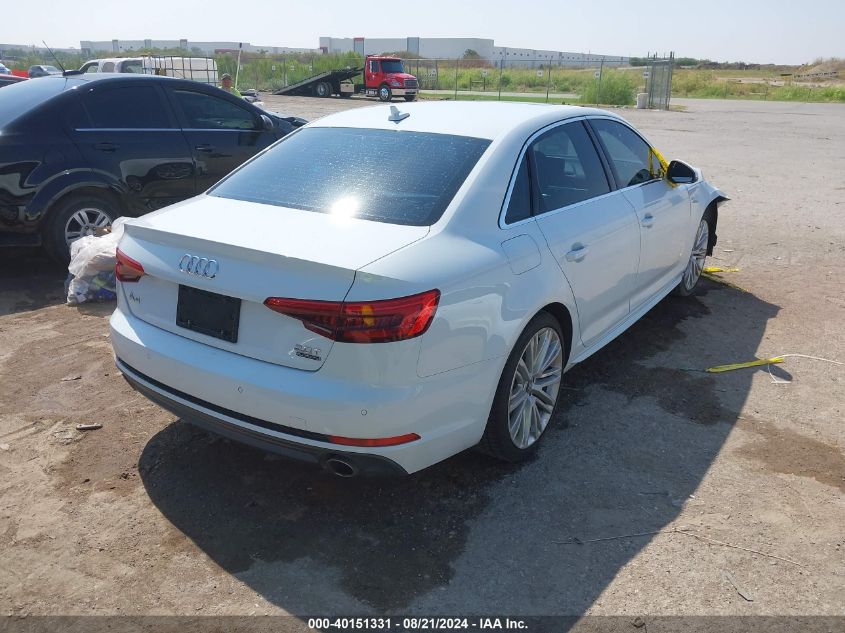 2017 AUDI A4 2.0T PREMIUM - WAUENAF44HN018603