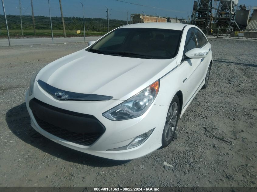 2014 Hyundai Sonata Hybrid Limited VIN: KMHEC4A42EA112396 Lot: 40151363