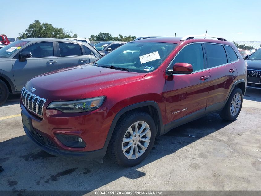 2019 Jeep Cherokee Latitude Fwd VIN: 1C4PJLCB6KD392794 Lot: 40151370