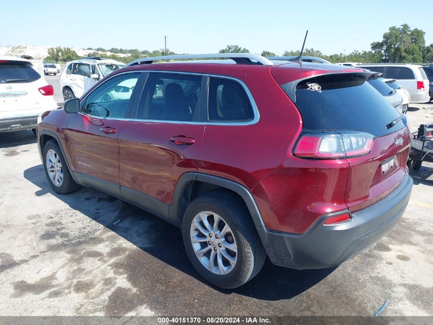 2019 Jeep Cherokee Latitude Fwd VIN: 1C4PJLCB6KD392794 Lot: 40151370