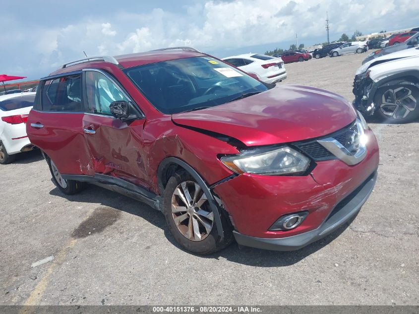 2016 Nissan Rogue S/Sl/Sv VIN: 5N1AT2MT9GC853710 Lot: 40151376