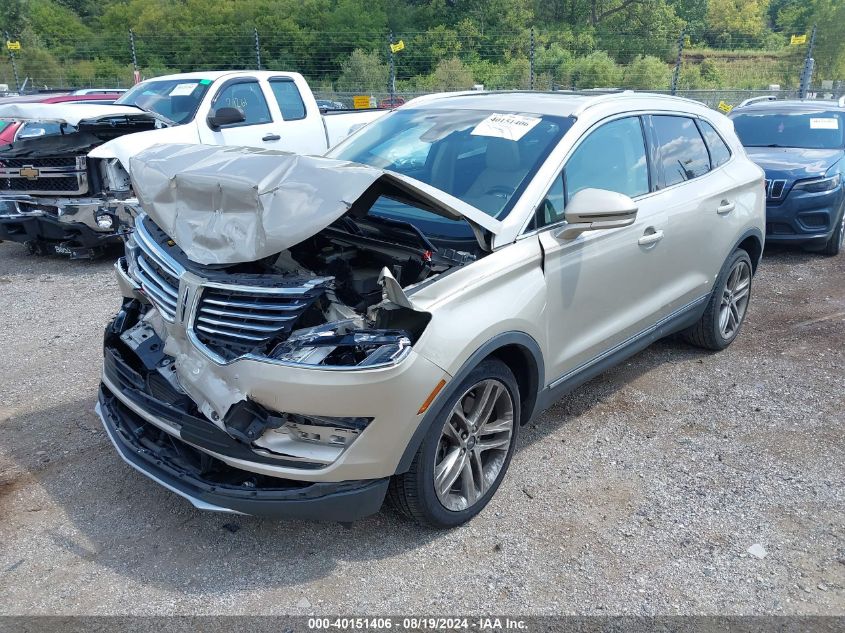 2017 Lincoln Mkc Reserve VIN: 5LMCJ3D98HUL55905 Lot: 40151406