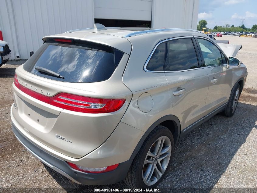 2017 Lincoln Mkc Reserve VIN: 5LMCJ3D98HUL55905 Lot: 40151406