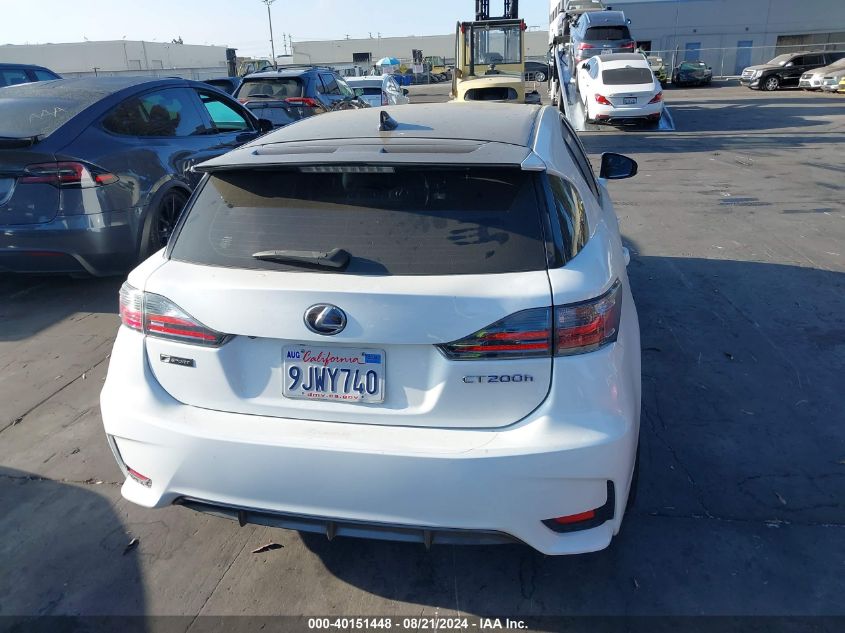 2015 Lexus Ct 200H VIN: JTHKD5BH8F2248909 Lot: 40151448