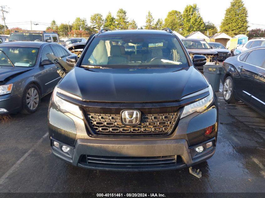 2019 Honda Passport Touring VIN: 5FNYF7H94KB001606 Lot: 40151461