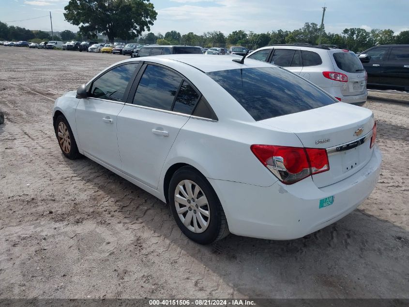 2011 Chevrolet Cruze Ls VIN: 1G1PC5SH3B7289738 Lot: 40151506