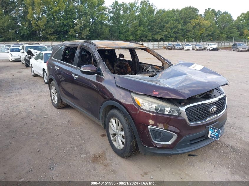 2016 KIA SORENTO 3.3L LX - 5XYPG4A57GG030998