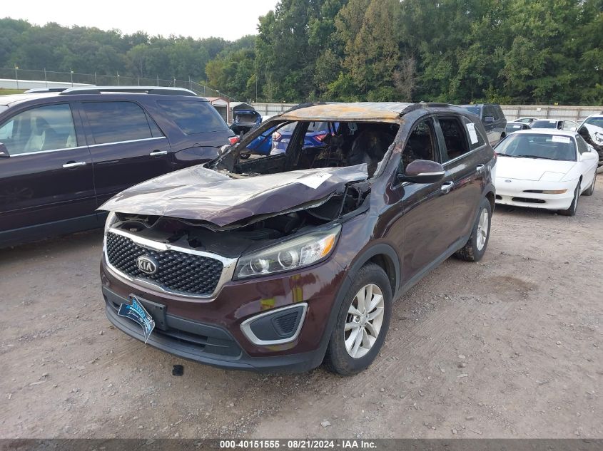 2016 Kia Sorento 3.3L Lx VIN: 5XYPG4A57GG030998 Lot: 40151555