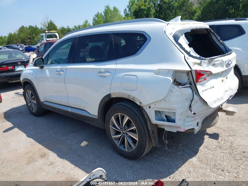 2019 Hyundai Santa Fe Limited/Ultimate VIN: 5NMS53AD8KH036650 Lot: 40151557