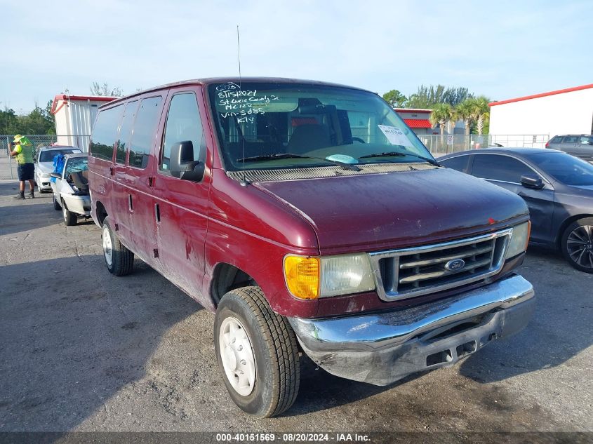 2007 Ford Econoline E350 Super Duty Wagon VIN: 1FBNE31L07DA55685 Lot: 40151569