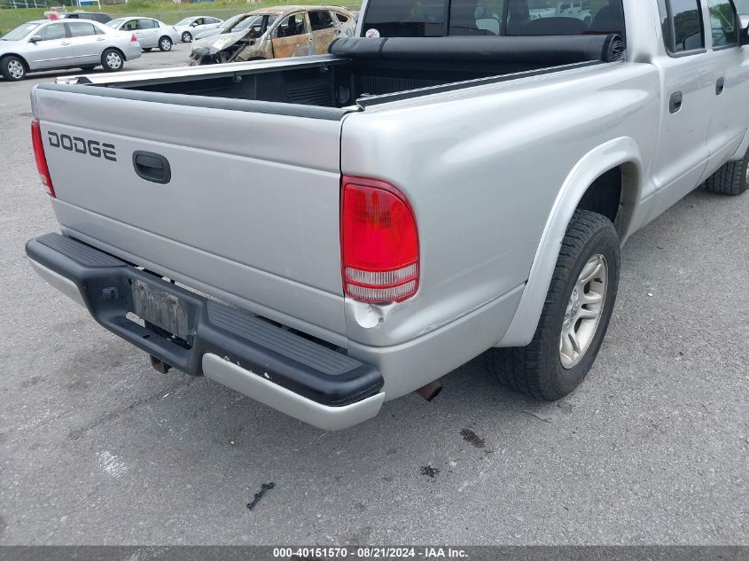 2002 Dodge Dakota Sport VIN: 1B7HL38N22S694032 Lot: 40151570