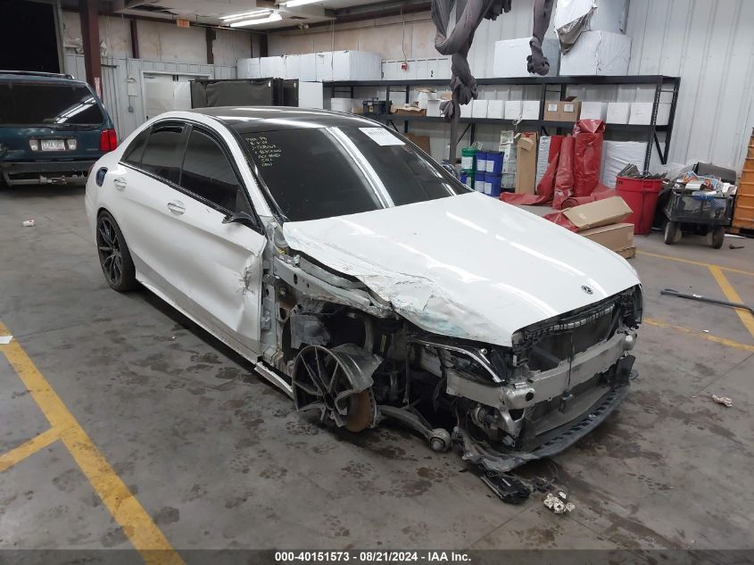 55SWF8DB7KU301645 2019 MERCEDES-BENZ C CLASS - Image 1