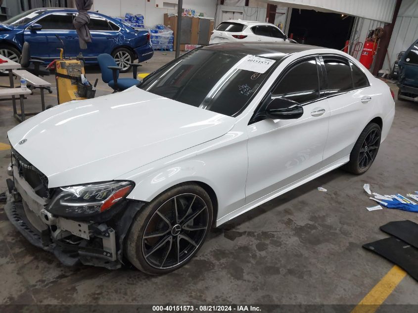 55SWF8DB7KU301645 2019 MERCEDES-BENZ C CLASS - Image 2