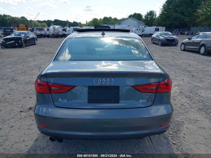 2015 Audi A3 Premium VIN: WAUACGFF3F1008593 Lot: 40151585