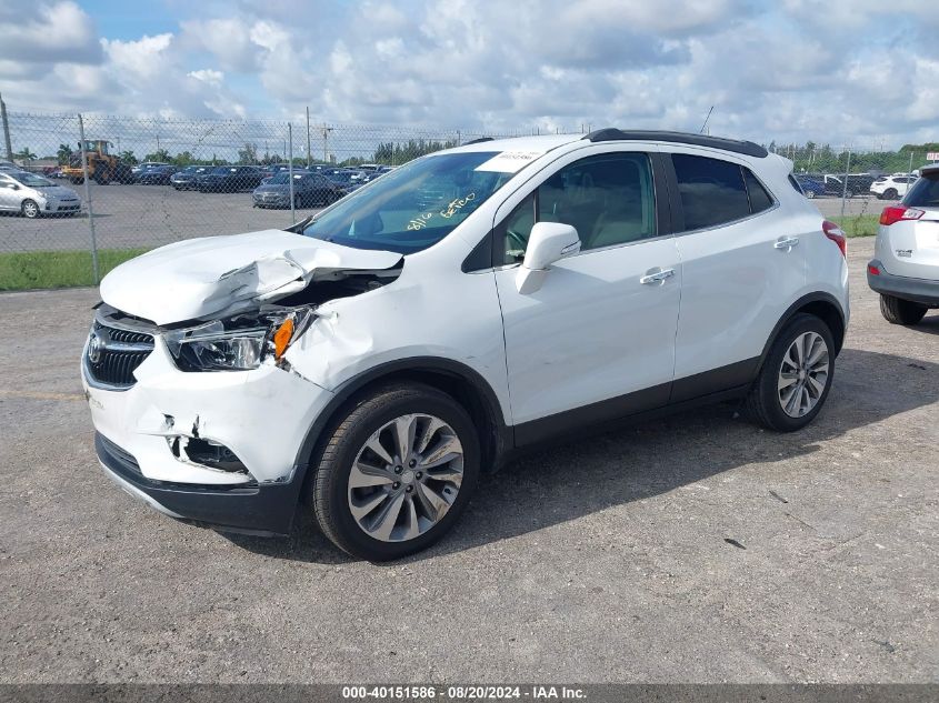 2019 Buick Encore Preferred VIN: KL4CJASB4KB707473 Lot: 40151586