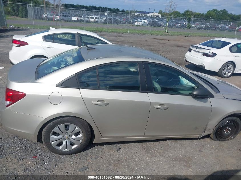 2013 Chevrolet Cruze Ls VIN: 1G1PA5SH7D7191157 Lot: 40151592