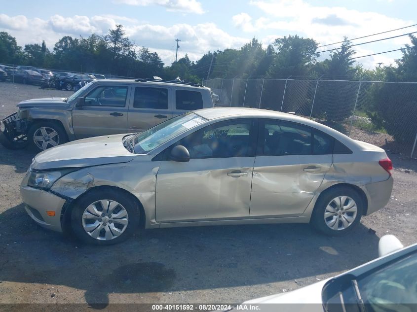 2013 Chevrolet Cruze Ls VIN: 1G1PA5SH7D7191157 Lot: 40151592