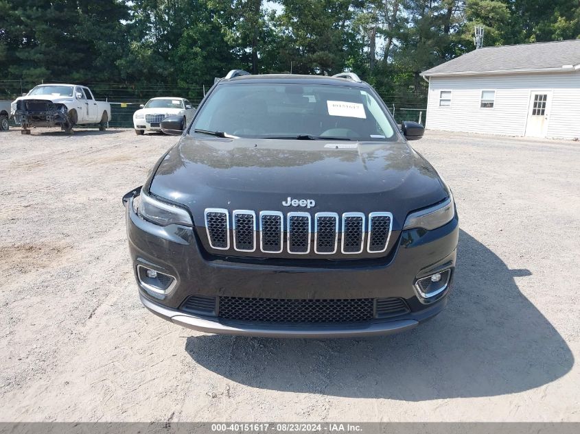 2019 Jeep Cherokee Limited 4X4 VIN: 1C4PJMDX6KD137921 Lot: 40151617