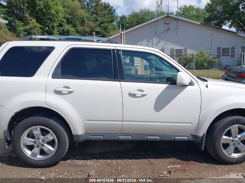 2011 Ford Escape Limited VIN: 1FMCU0E78BKC49592 Lot: 40151638