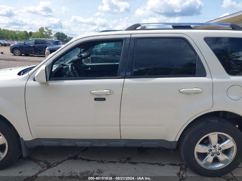 2011 Ford Escape Limited VIN: 1FMCU0E78BKC49592 Lot: 40151638