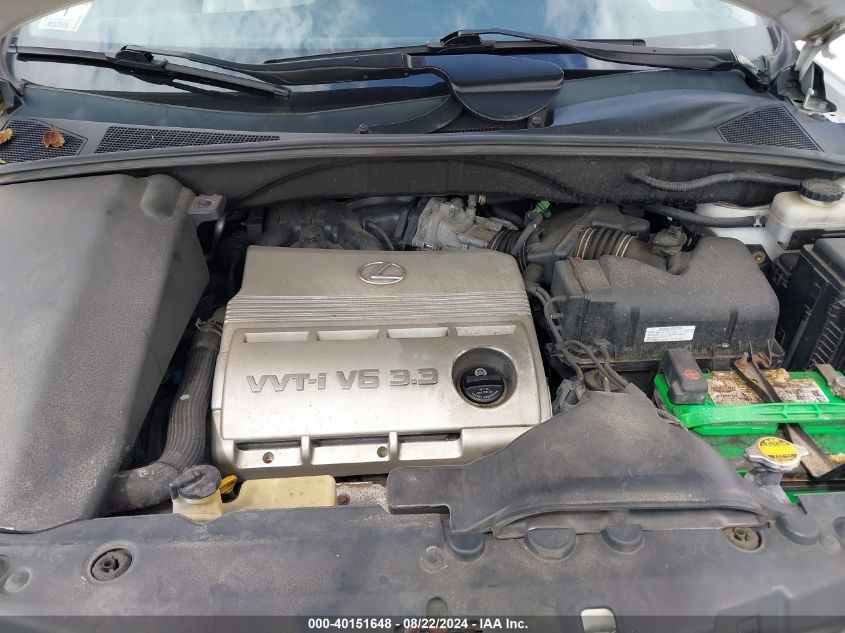 2006 Lexus Rx 330 VIN: 2T2HA31U36C106052 Lot: 40151648