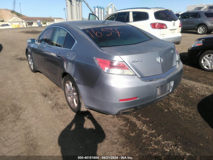 2012 Acura Tl 3.5 VIN: 19UUA8F25CA006527 Lot: 40151654