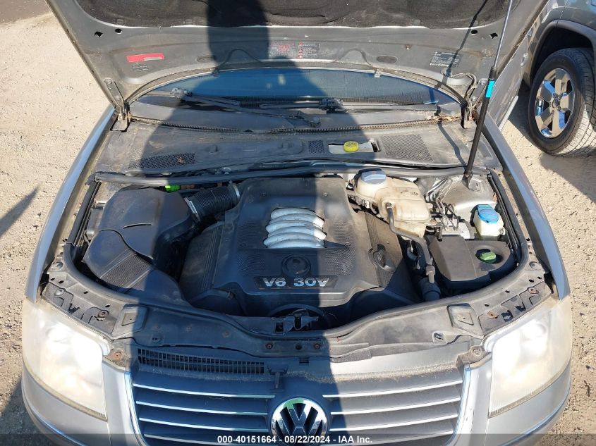 2003 Volkswagen Passat Glx VIN: WVWRH63B73P043746 Lot: 40151664