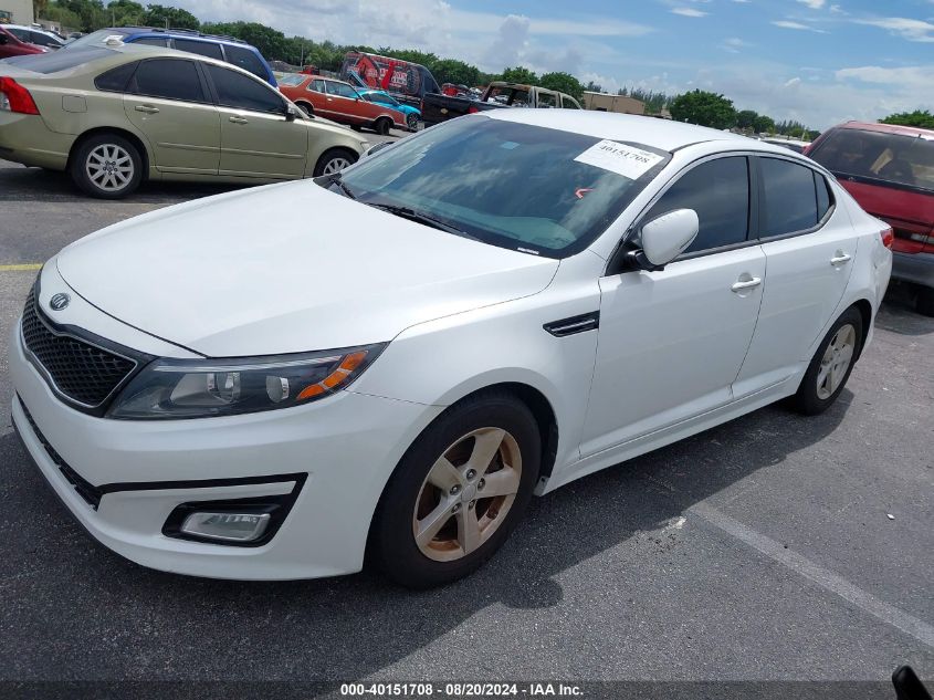 2015 Kia Optima Lx VIN: KNAGM4A79F5608596 Lot: 40151708