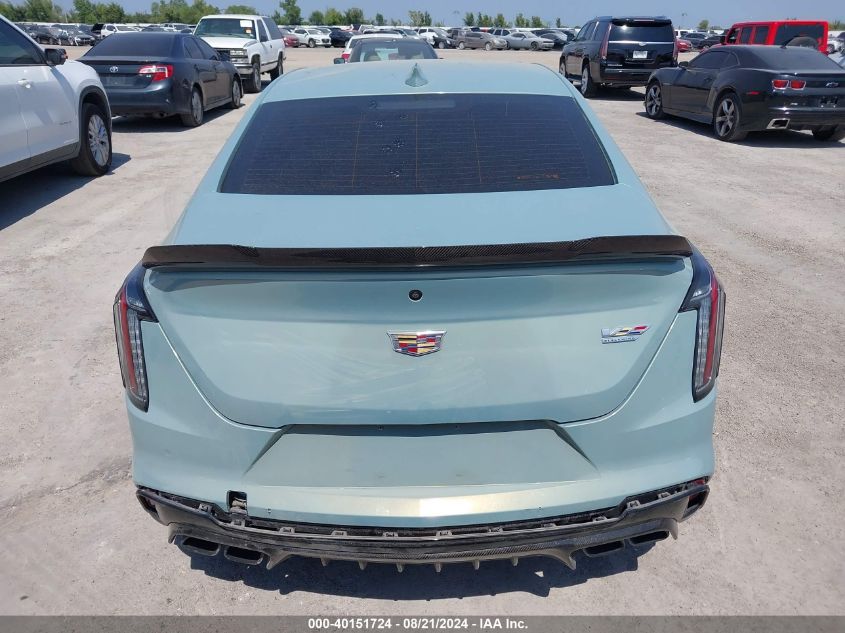 2022 Cadillac Ct4-V Blackwing VIN: 1G6D75RP6N0410726 Lot: 40151724