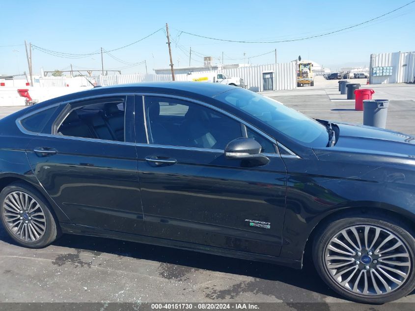 2018 FORD FUSION ENERGI SE LUXURY - 3FA6P0PU0JR176939