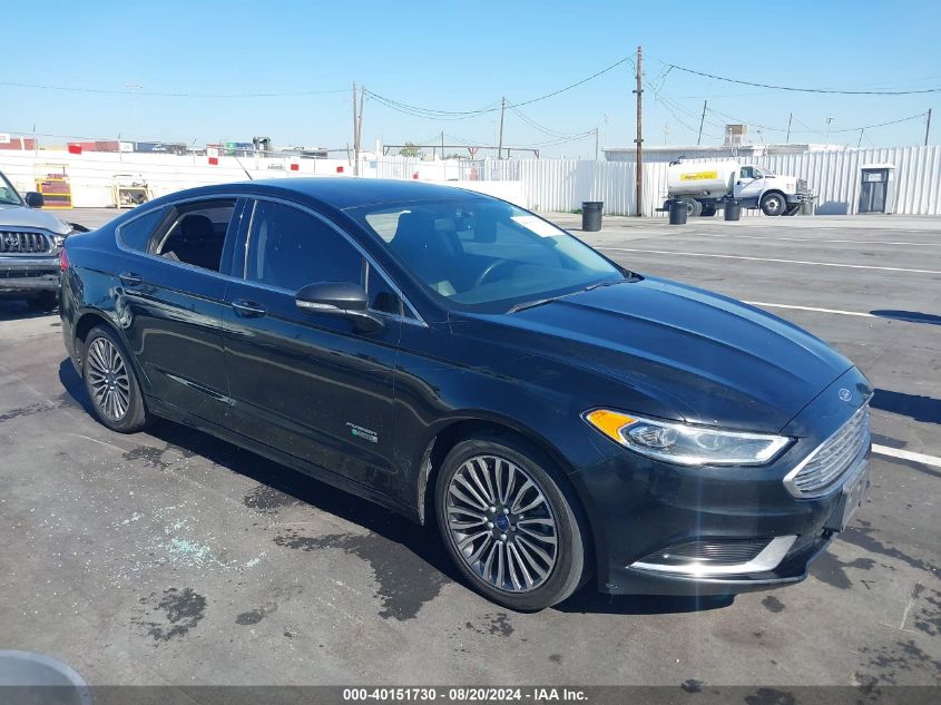 2018 FORD FUSION ENERGI SE LUXURY - 3FA6P0PU0JR176939