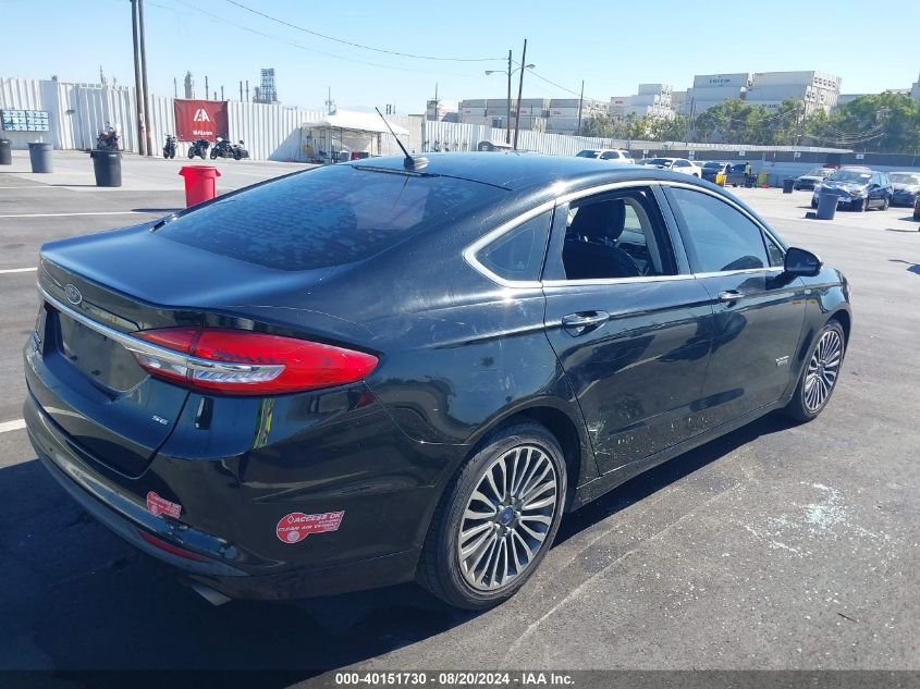 2018 FORD FUSION ENERGI SE LUXURY - 3FA6P0PU0JR176939