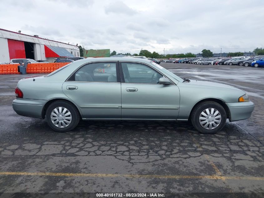 1999 Mazda 626 Es/Lx VIN: 1YVGF22C6X5895176 Lot: 40151732