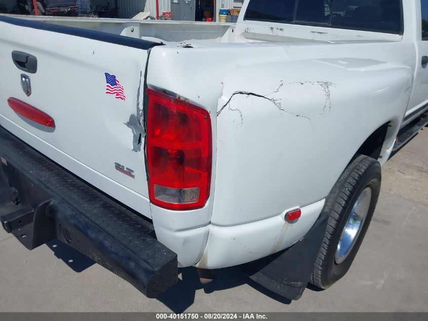 2005 Dodge Ram 3500 Slt/Laramie VIN: 3D7MR48D05G769497 Lot: 40946996