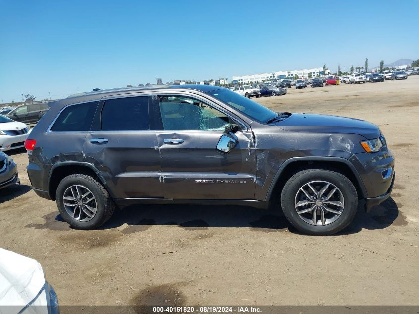 2018 Jeep Grand Cherokee Limited 4X2 VIN: 1C4RJEBG2JC430074 Lot: 40151820