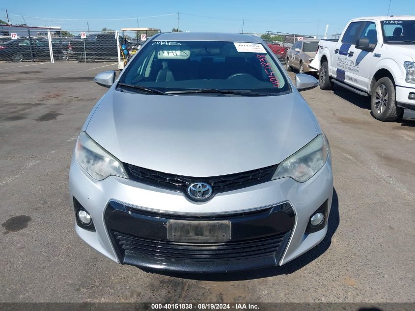 2015 Toyota Corolla S Plus VIN: 5YFBURHE1FP246135 Lot: 40151838