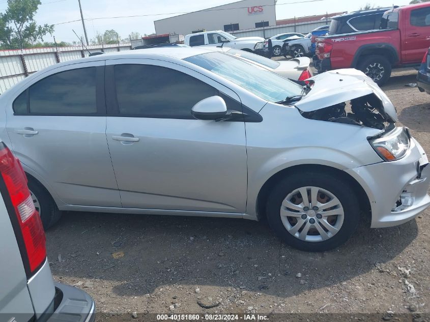 2017 Chevrolet Sonic Ls Auto VIN: 1G1JB5SH6H4111034 Lot: 40151860